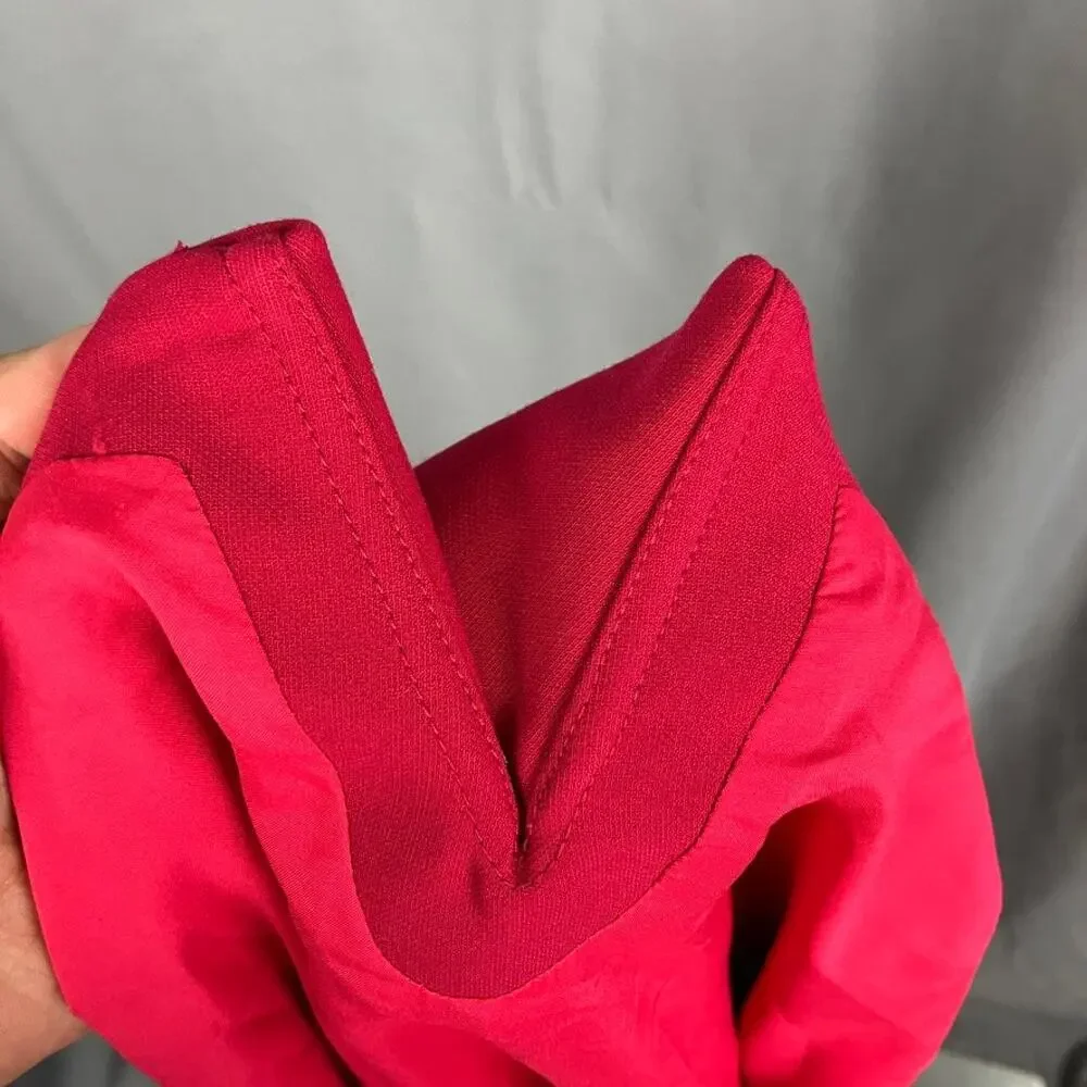 Likely Misisco Fuchsia Off Shoulder Gown Size 6 Trumpet Evening Prom Bridesmaid - Picture 8 of 11